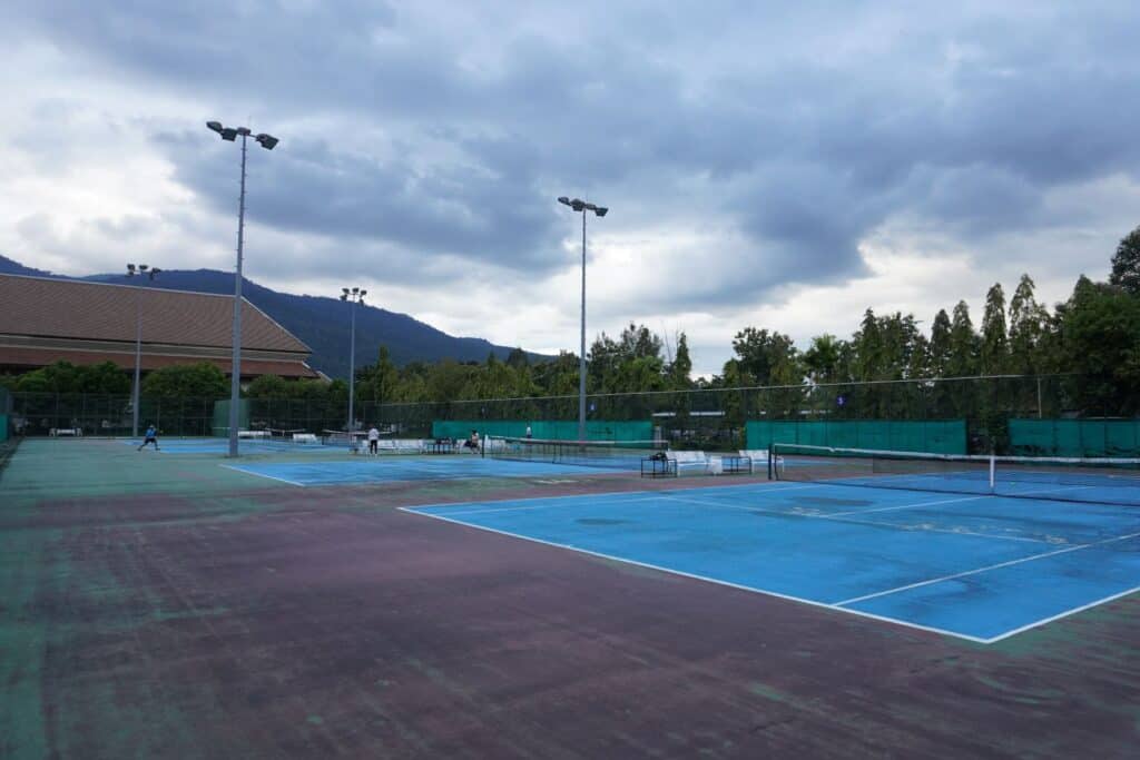 Tennis in Chiang Mai at the 700th Anniversary Stadium Courts