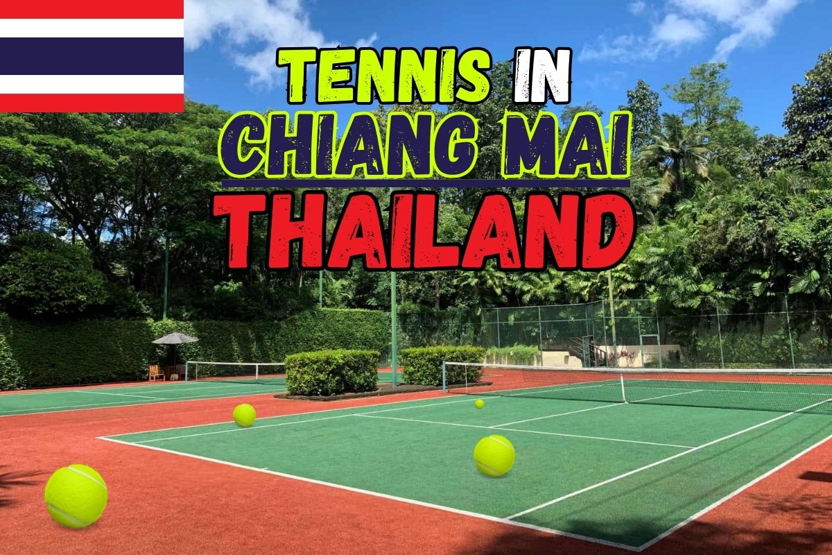 Featured image for guide about playing tennis and best courts in Chiang Mai, Thailand for visitors.