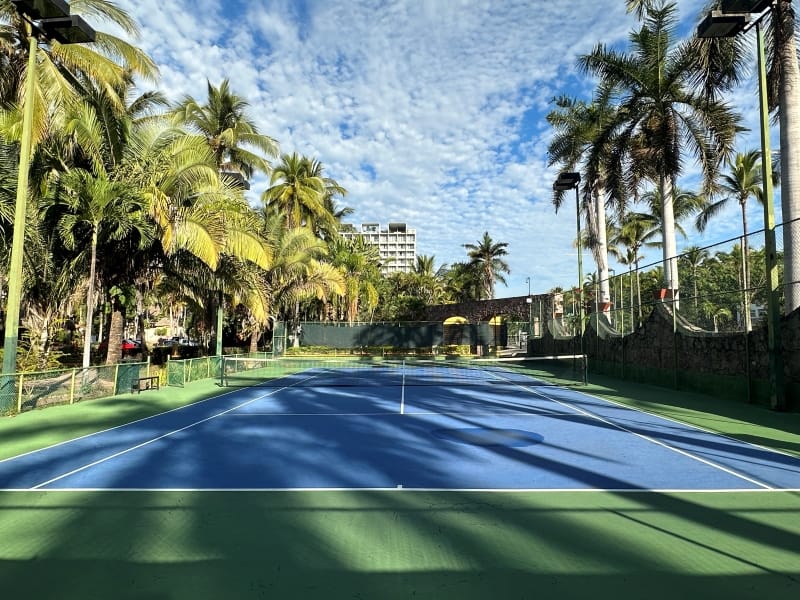Tennis Court in Puerto Vallarta, Mexico