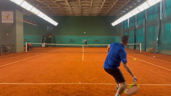 San Juan Tennis Club in Buenos Aires, Argentina has the best red clay tennis courts.