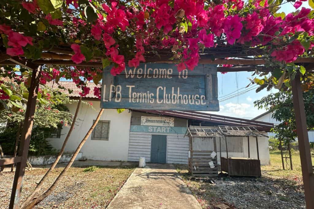 Luang Prabang Tennis Clubhouse in Laos.