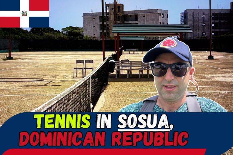 Featured image for article about playing tennis in Sosua, Dominican Republic.