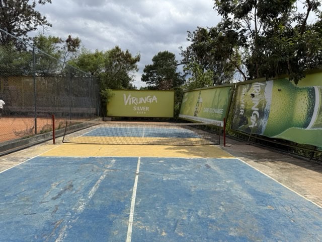 Pickleball court at Nyarutarama Sports Center in Kigali, Rwanda.