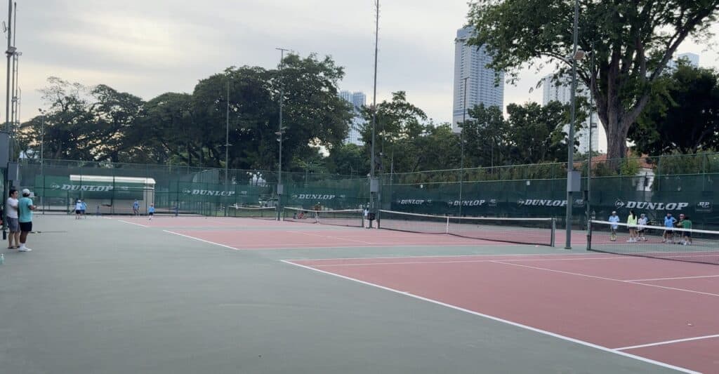 Chinese Recreational Club - CRC-Penang-Malaysia tennis courts