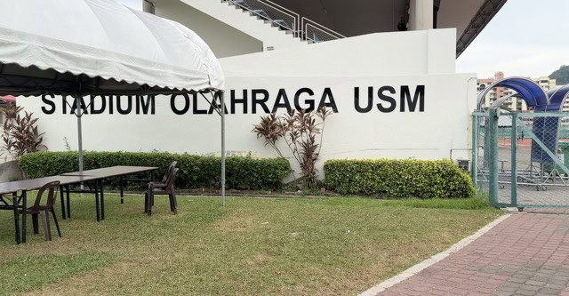 USM Olahraga stadium in Penang.