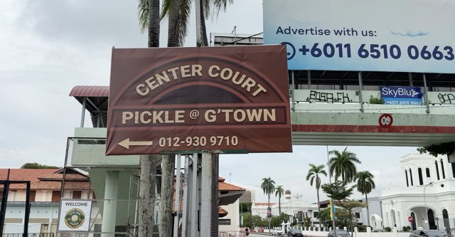 Centre Court Pickleball in Penang, Malaysia sign